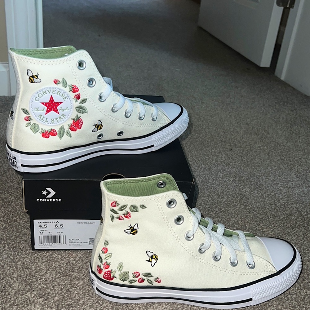 Limited Edition Converse Chuck Taylor All Star Hi Berries And Bees Sneaker